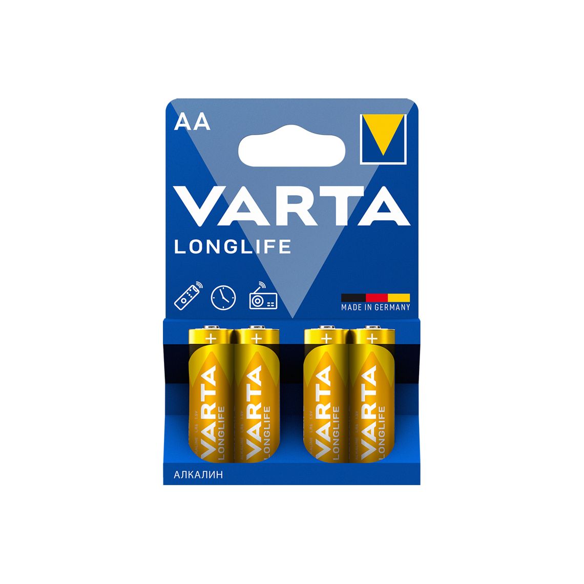 ელემენტი VARTA Longlife 4 AA — ელემენტები და ბატარეები